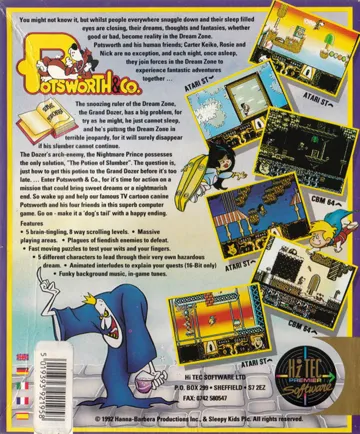 Potsworth & Co (UK) (1992) box cover back